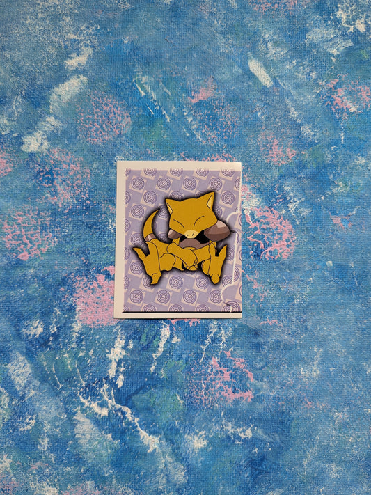 Vintage Pokemon Sticker - Abra #217 - 1999 - Merlin
