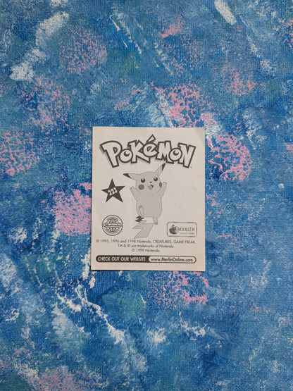 Vintage Pokemon Sticker - Graveler #223 - 1999 - Merlin