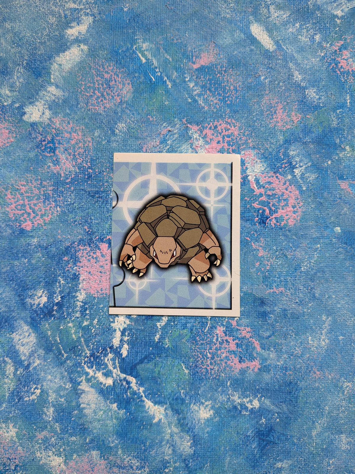 Vintage Pokemon Sticker - Golem #224 - 1999 - Merlin