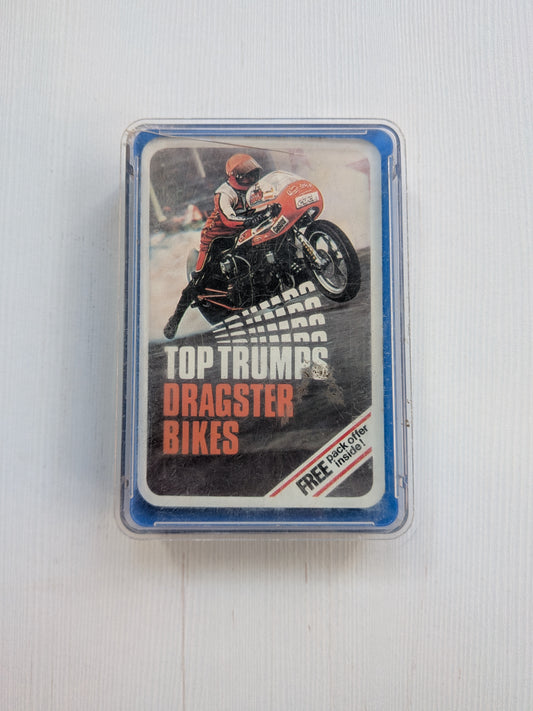 Vintage Top Trumps Dragster Bikes Card Game