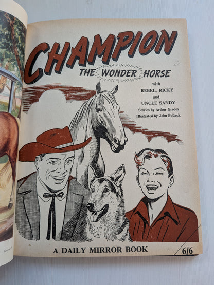 Champion The Wonder Horse - A Daily Mirror Book - 1957