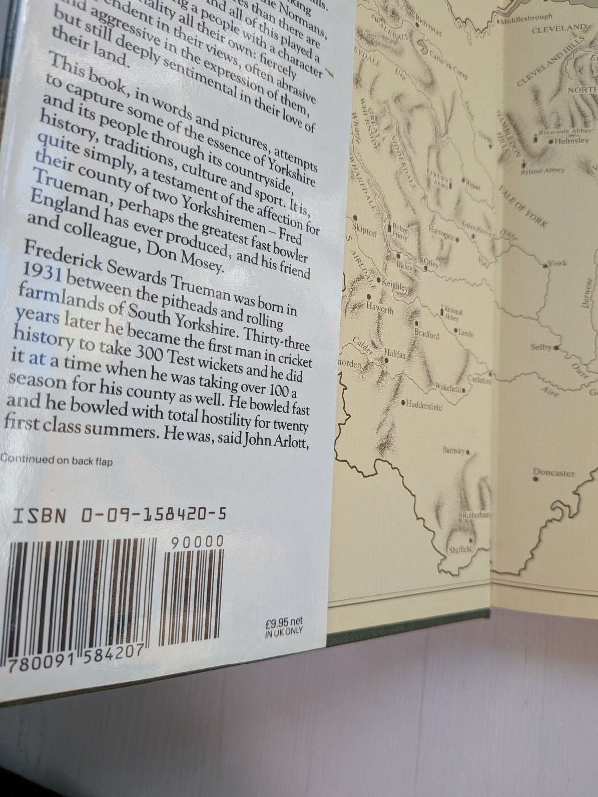 Fred Trueman's Yorkshire by Fred Trueman/Don Mosey - 1984, Stanley Paul & Co Ltd