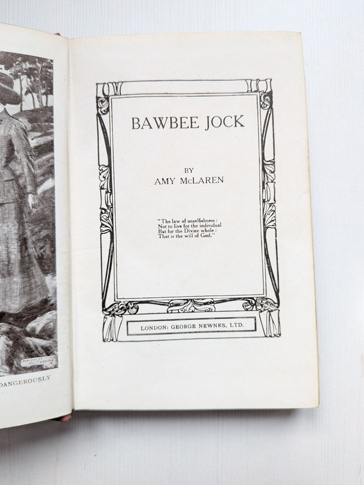 Bawbee Jock by Amy McLaren - George Newnes Ltd - 1930s Approx
