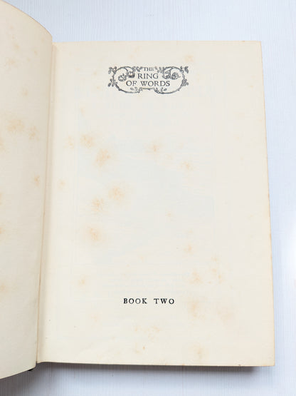 The Ring of Words: A Book of Verse - Book Two by Reed Moorhouse - 1935
