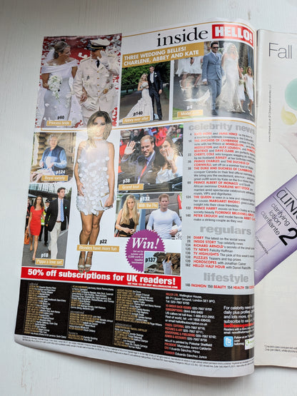 Hello! Magazine No. 1182 - 11th July 2011 - Monaco Royal Wedding/Kate Moss