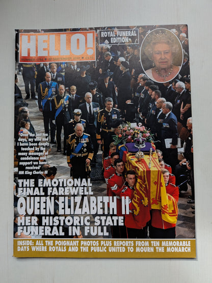 Hello! Magazine Queen Elizabeth II Royal Funeral Edition - September 26th, 2022
