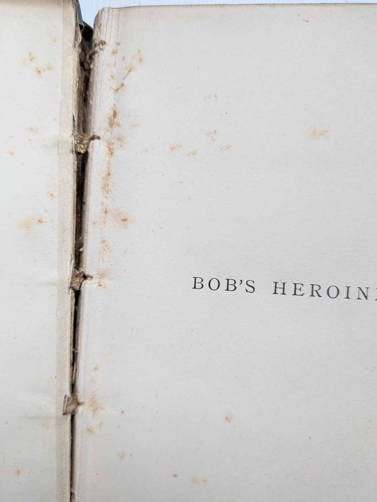 Bob's Heroine by Maude M. Butler - W.P. Nimo, Hay & Mitchell - 1890s Approx