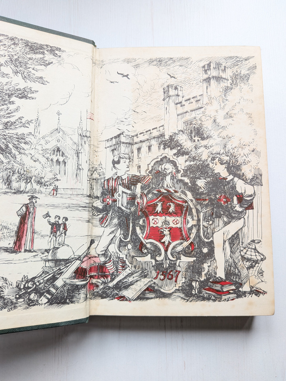 Tom Brown's School Days by Thomas Hughes - 1957 - The Heirloom Library