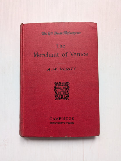 The Merchant of Venice by William Shakespeare - 1935, Cambridge University Press