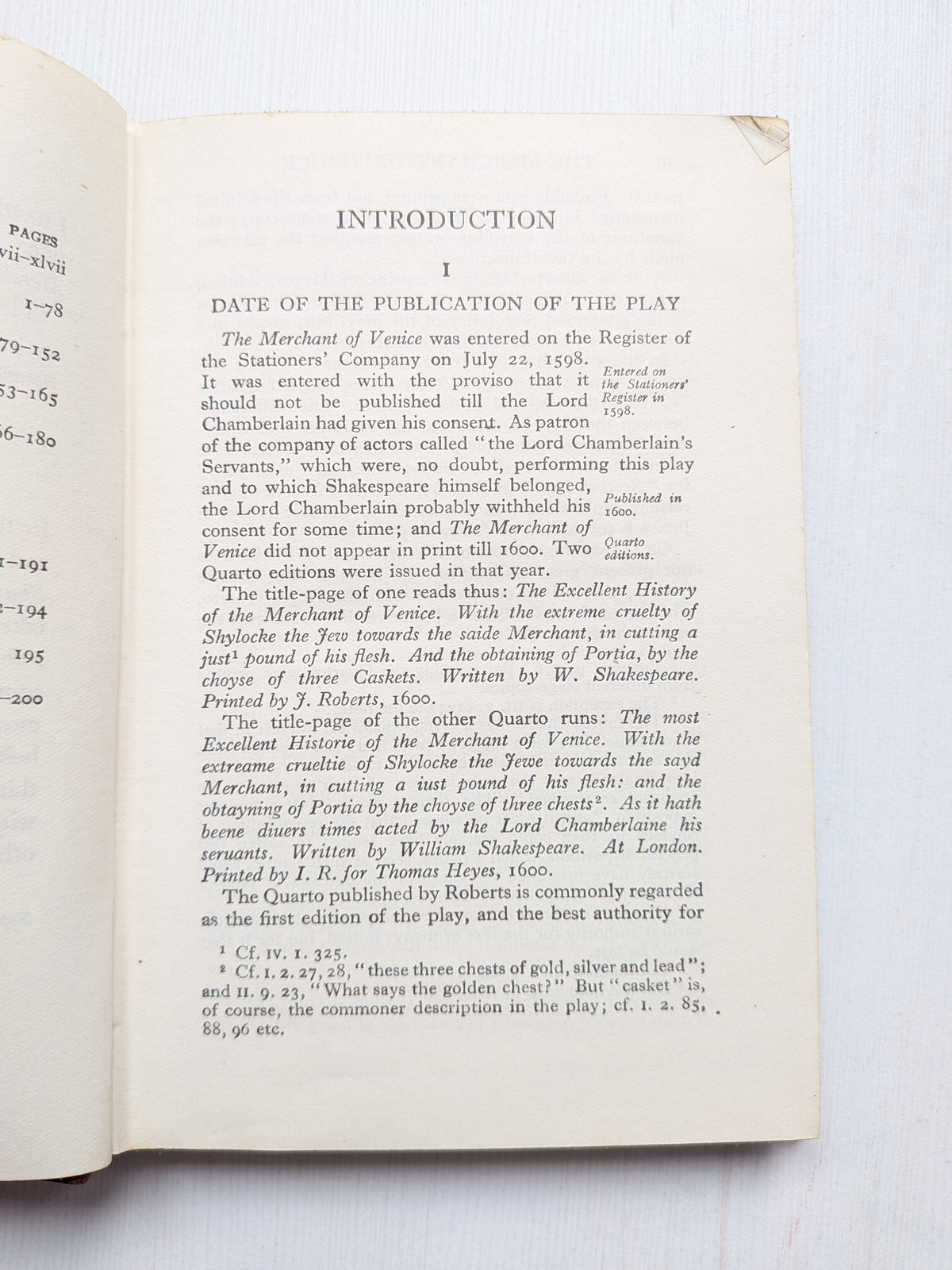 The Merchant of Venice by William Shakespeare - 1935, Cambridge University Press