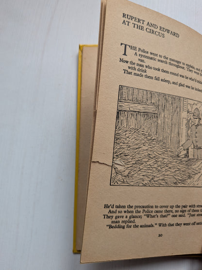 Rupert and Edward at the Circus by Mary Tourtel, Rupert Little Bear Library No.4