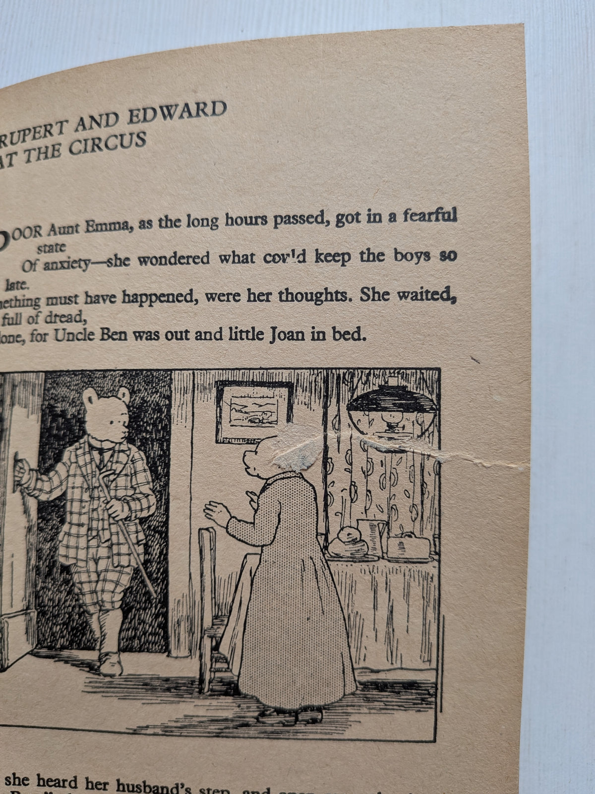 Rupert and Edward at the Circus by Mary Tourtel, Rupert Little Bear Library No.4