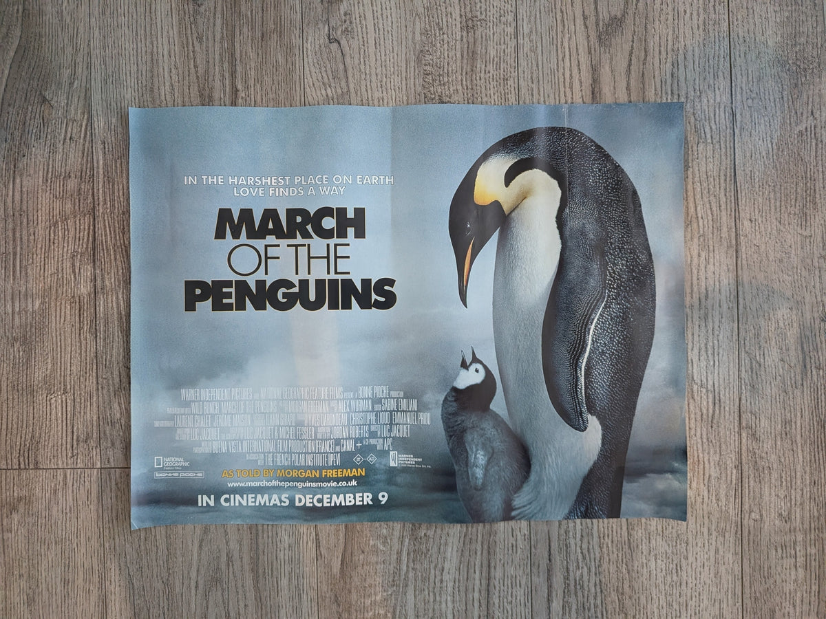March of The Penguins 2005 Movie UK Cinema Release Small Poster