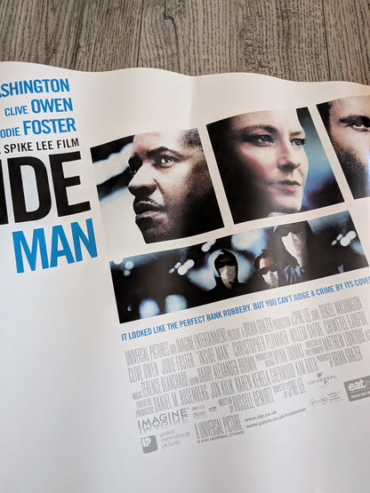 Inside Man 2006 Denzel Washington/Jodie Foster Movie UK Cinema Small Poster