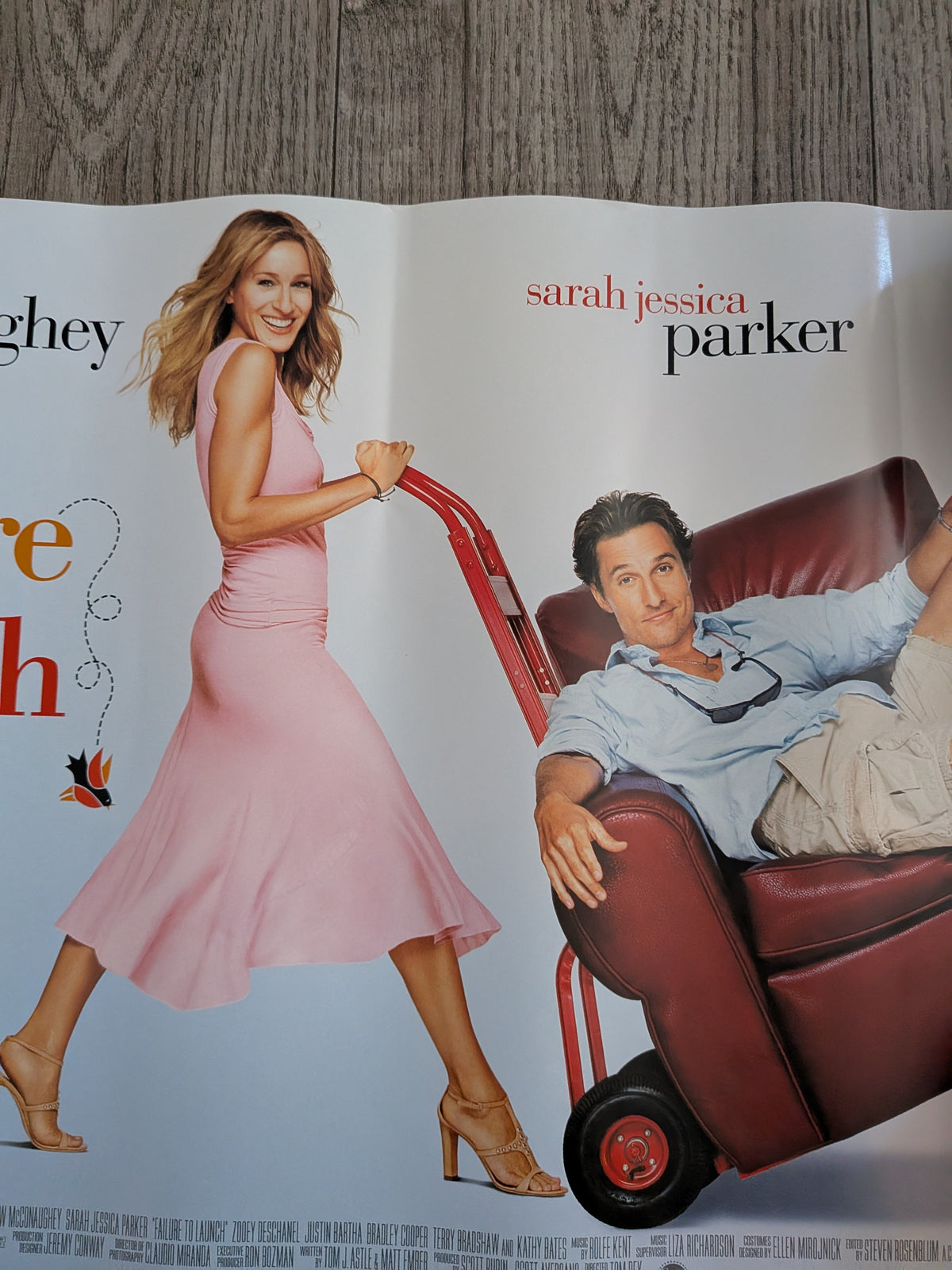 Failure To Launch 2006 Matthew McConaughey/Sarah Jessica Parker Movie Poster