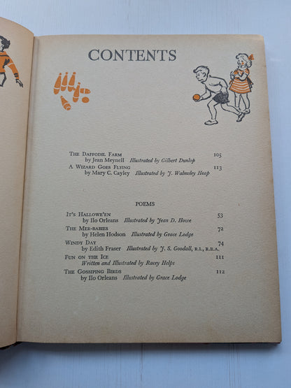 Happytime Story Book - A Crackerjack Book - The Children's Press