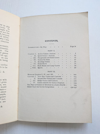 The Book of Cub Games by V. C. Barclay - 1932 - Brown, Son & Ferguson Ltd