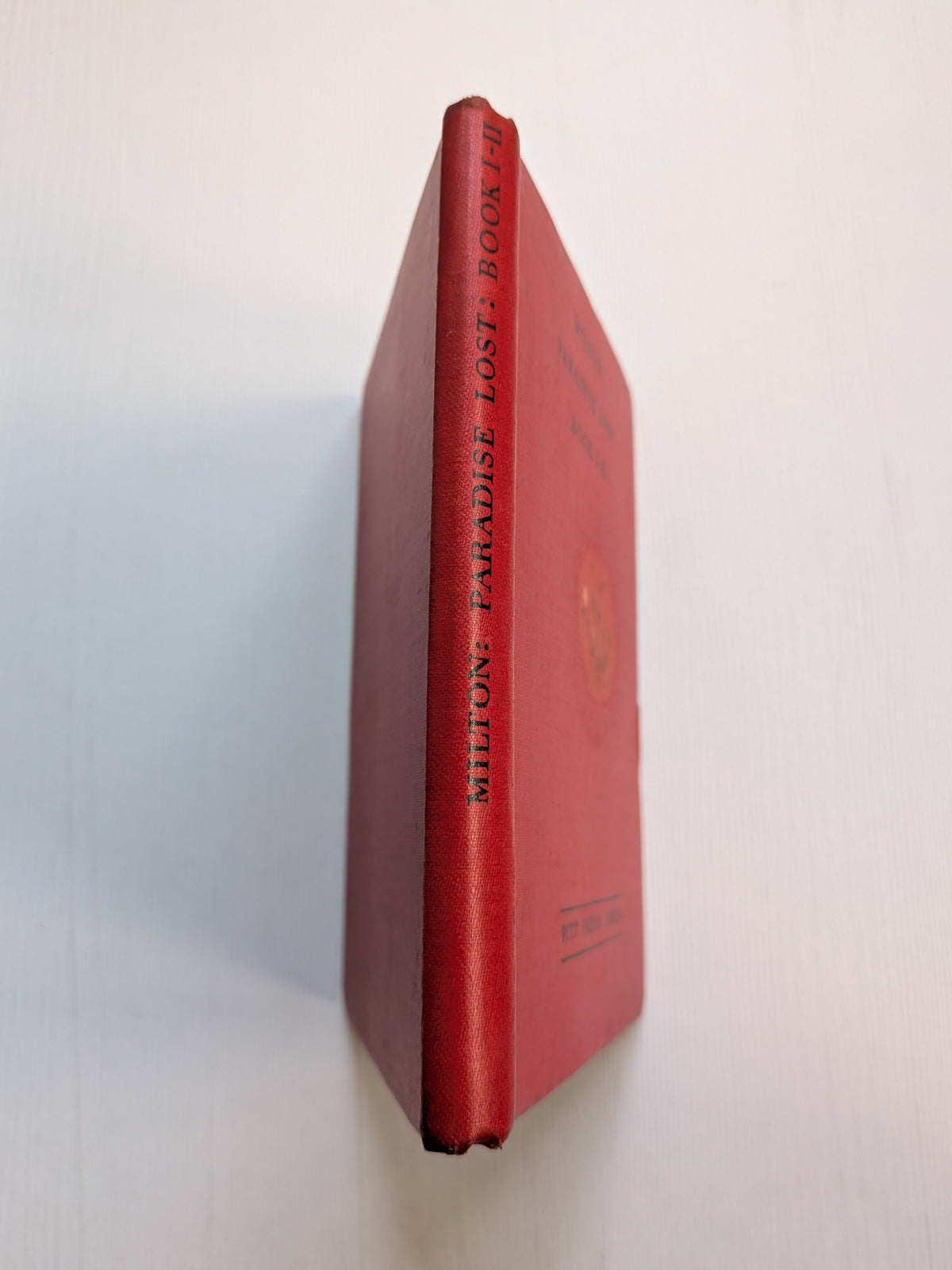 Paradise Lost: Books I and II by John Milton - 1934 - Cambridge University Press