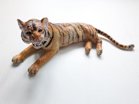 Vintage AAA Bengal Tiger Laying Down Figure