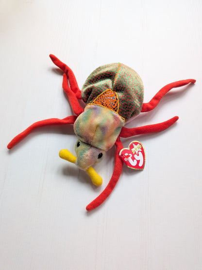 Vintage Scurry The Beetle TY Beanie Baby - 2000