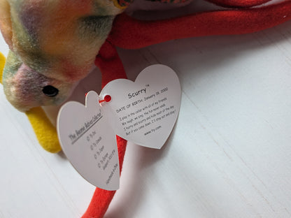 Vintage Scurry The Beetle TY Beanie Baby - 2000