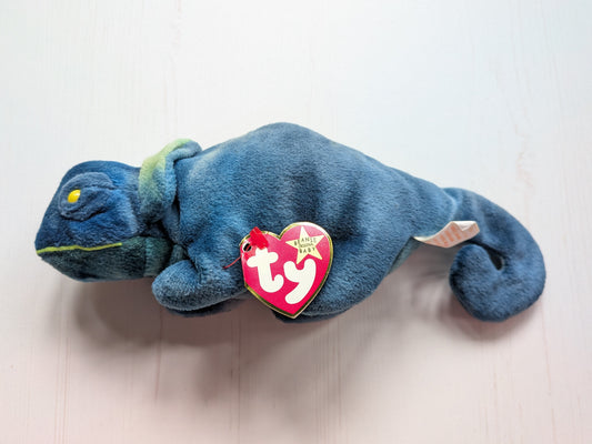 Rainbow The Chameleon TY Beanie Baby - 1997