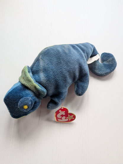 Rainbow The Chameleon TY Beanie Baby - 1997