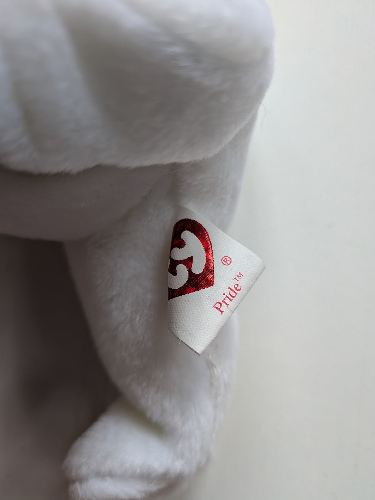 Vintage Pride The Lion with England Flag TY Beanie Baby - UK Exclusive - 2004