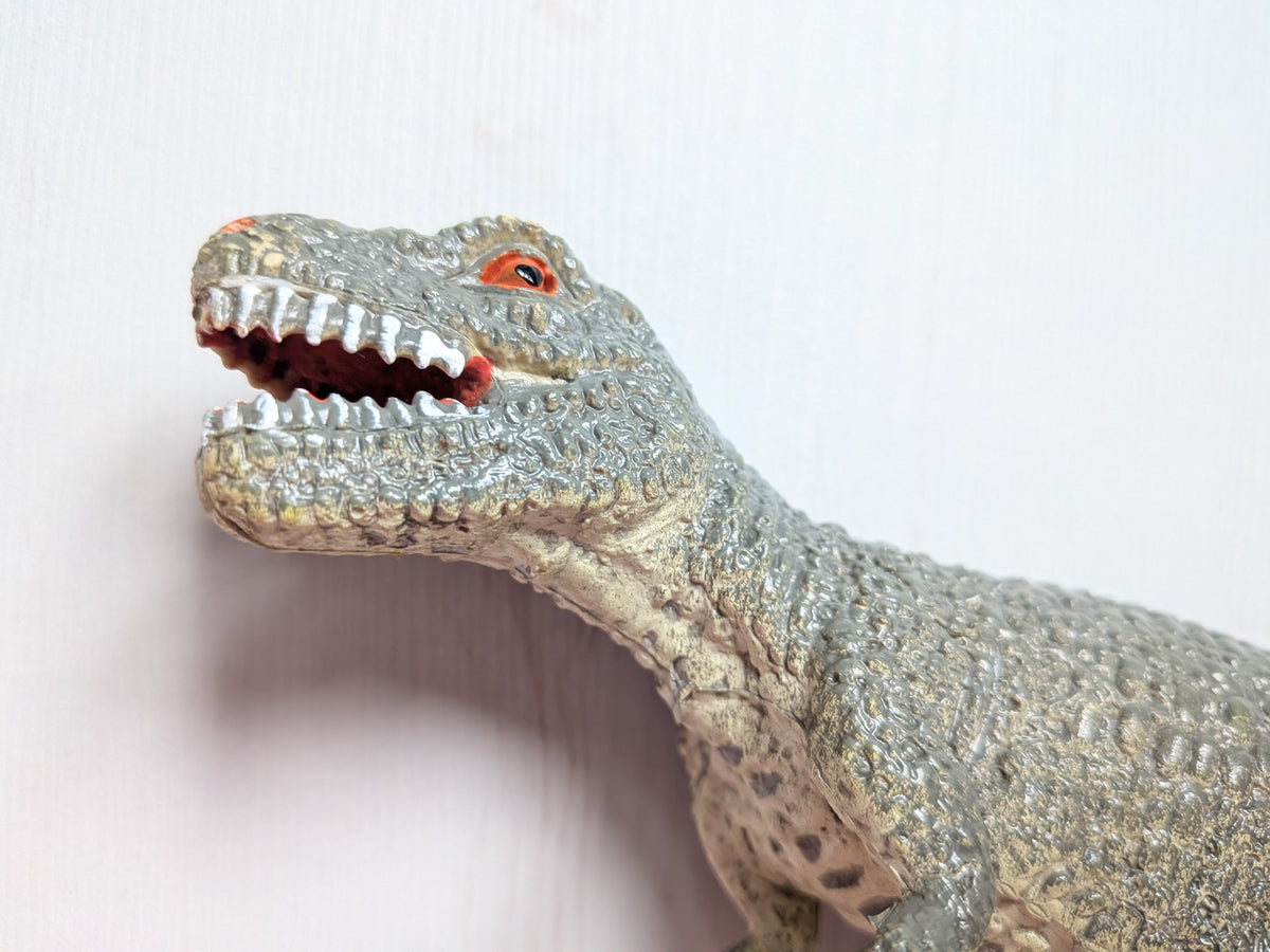 Vintage Tyrannosaurus Rex Dinosaur Plastic Toy - AAA Brand - 1990s