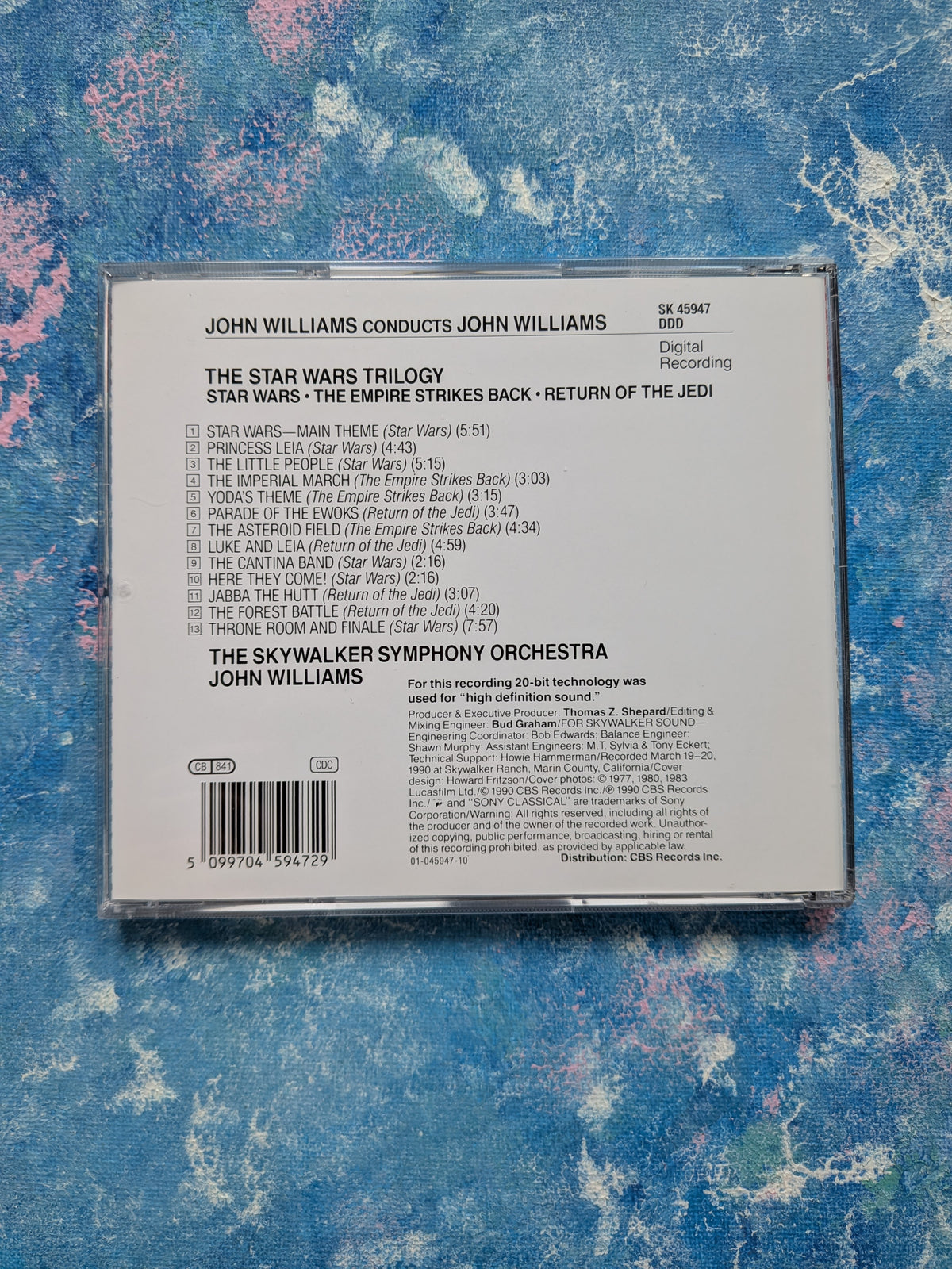 John Williams Conducts John Williams: The Star Wars Trilogy CD - 1990 - Sony