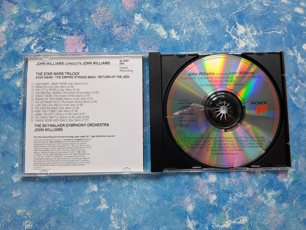 John Williams Conducts John Williams: The Star Wars Trilogy CD - 1990 - Sony