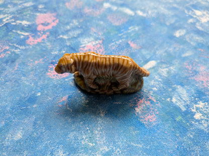 Wade Whimsies Whoppas Tiger Ceramic Small Figurine - 1976