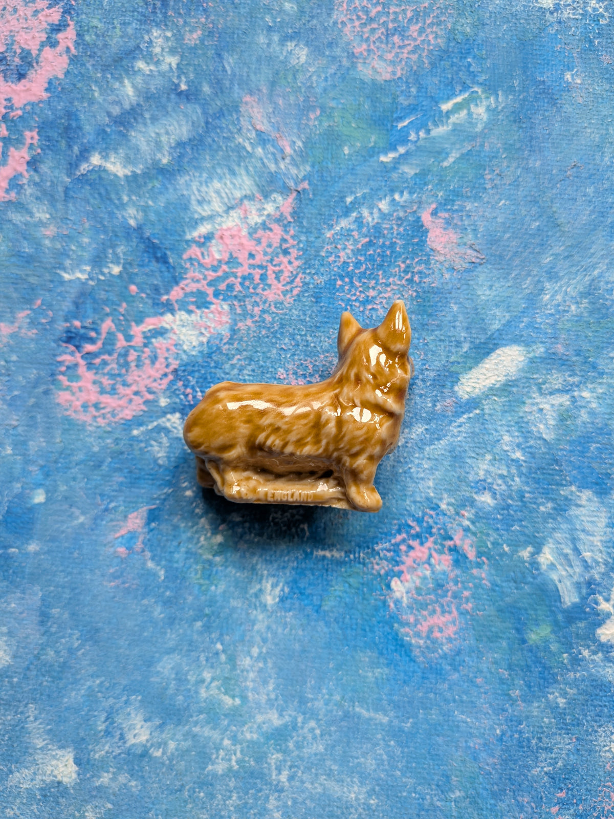 Wade Whimsies Corgi Dog Ceramic Small Figurine