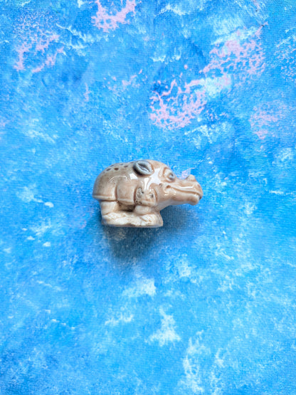 Vintage Wade The Flintstones Rhino Small Ceramic Figurine