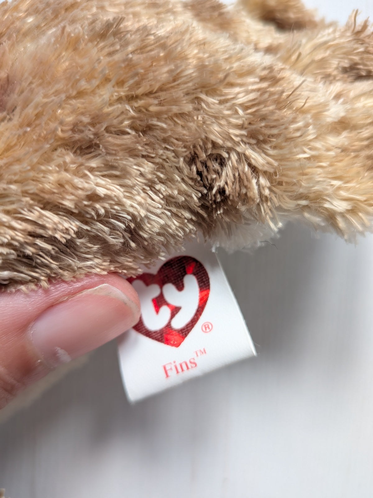 Vintage Ty Beanie Babies Fins The Seal - 2003