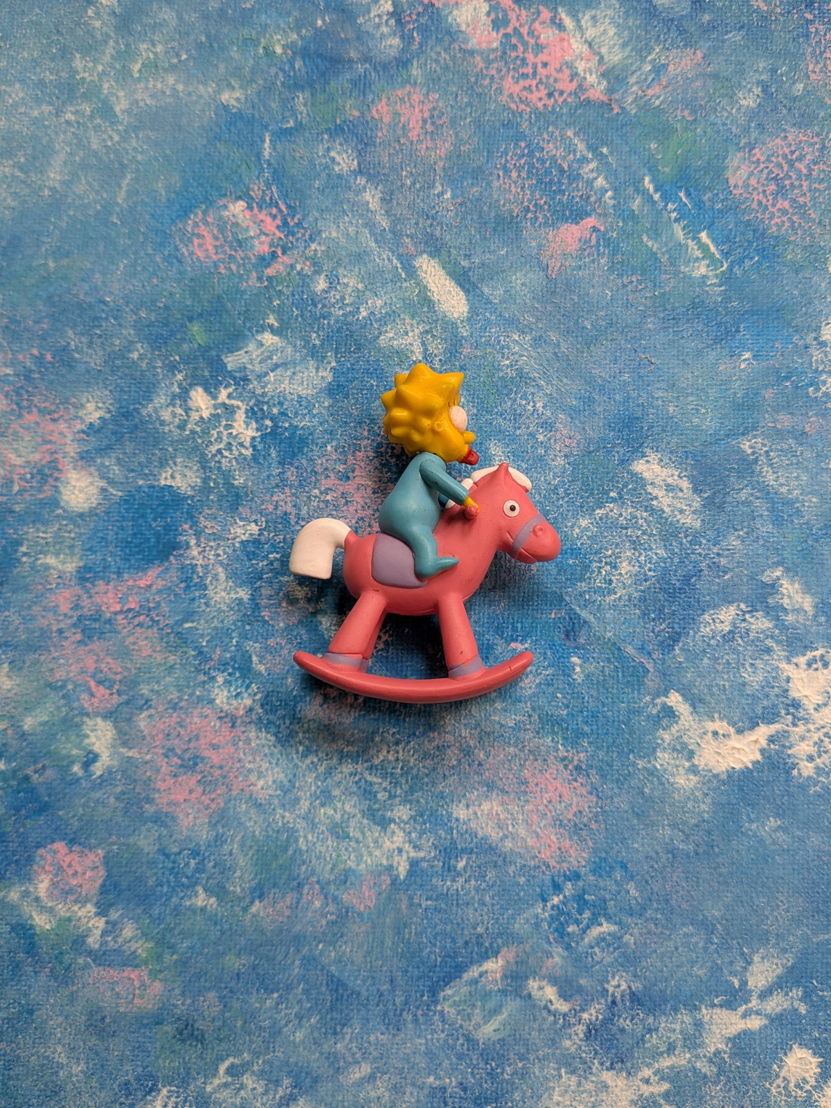 The Simpsons Maggie Simpson on Rocking Horse Figure - 2007 - Fox