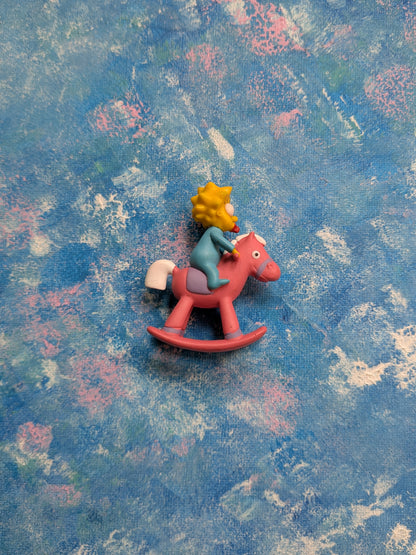 The Simpsons Maggie Simpson on Rocking Horse Figure - 2007 - Fox