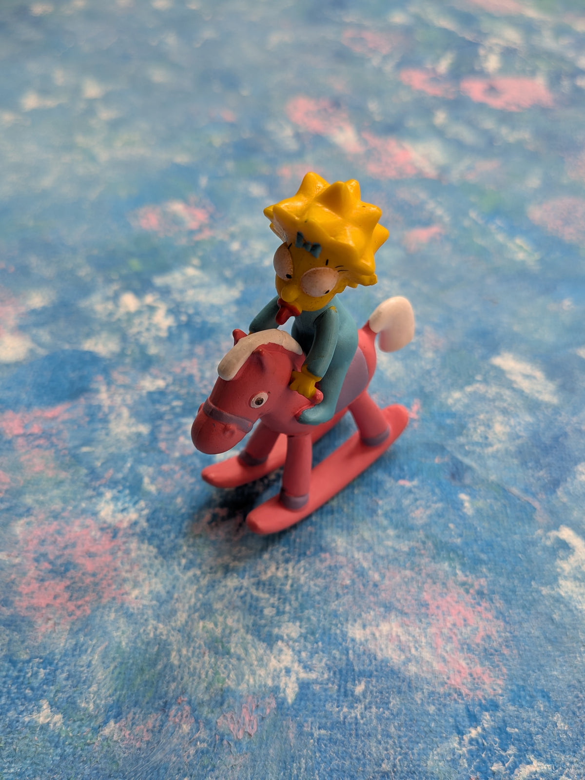 The Simpsons Maggie Simpson on Rocking Horse Figure - 2007 - Fox