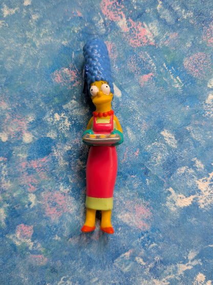 Vintage The Simpsons Baking Marge Simpson Figure - 2001 - Burger King