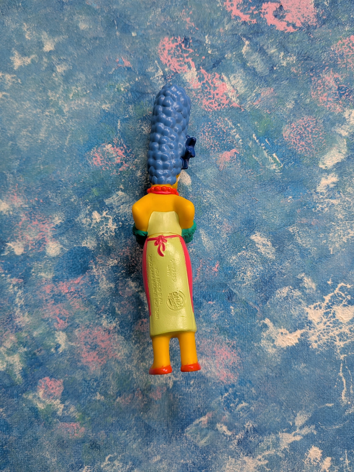 Vintage The Simpsons Baking Marge Simpson Figure - 2001 - Burger King