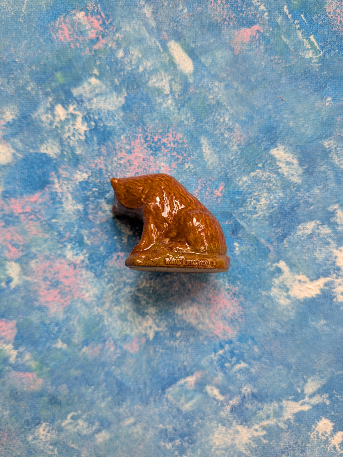 Wade Whimsies Whopper Size Brown Bear Ceramic Small Figurine