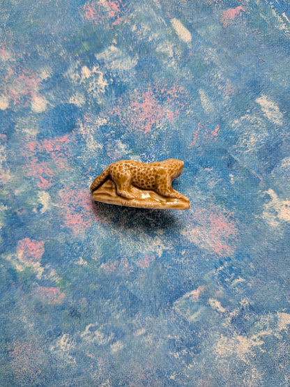 Wade Whimsies Leopard Ceramic Small Figurine