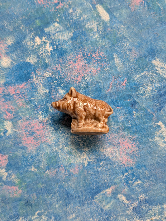 Wade Whimsies Wild Boar Ceramic Small Figurine