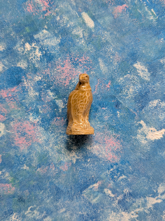 Wade Whimsies Golden Eagle Ceramic Small Figurine - 1984 World of Survival Set