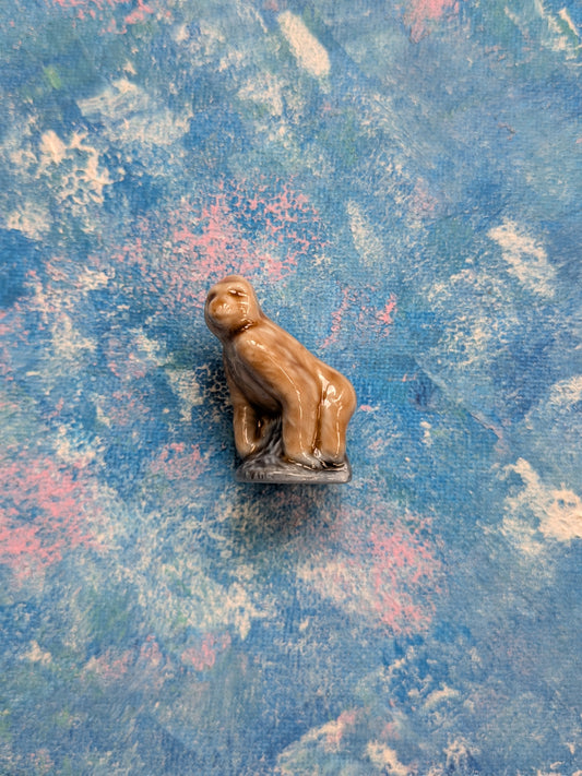 Wade Whimsies Beige Gorilla Ceramic Small Figurine