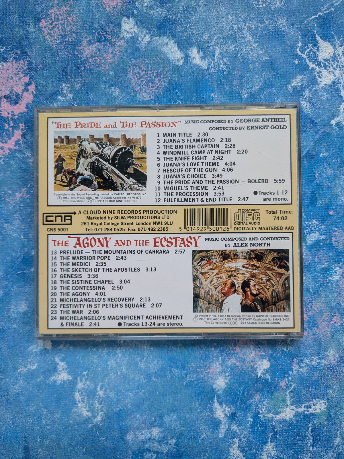 The Pride and the Passion/The Agony and the Ecstasy Soundtracks CD