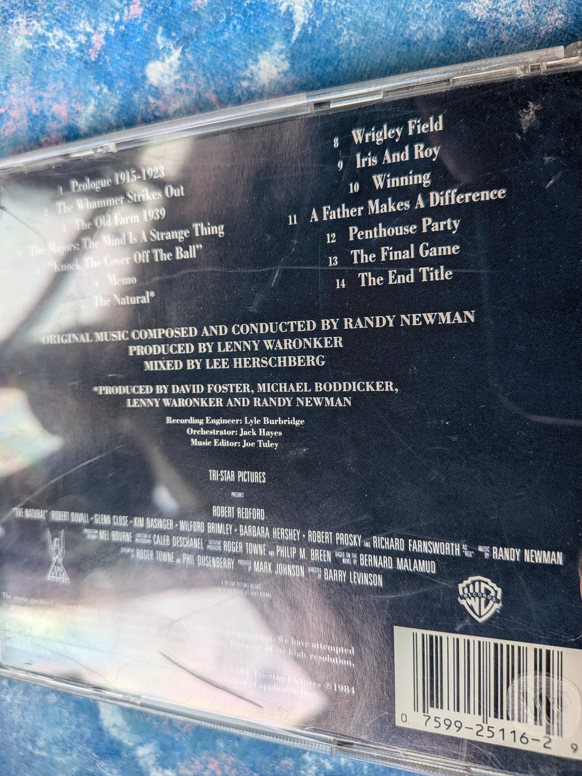 Randy Newman - The Natural Original Motion Picture Soundtrack CD