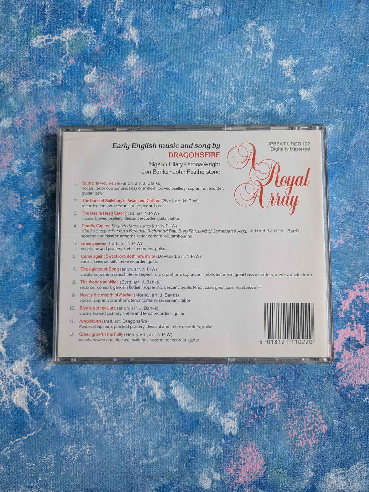 Dragonsfire – A Royal Array CD - 1989 - Upbeat Recordings