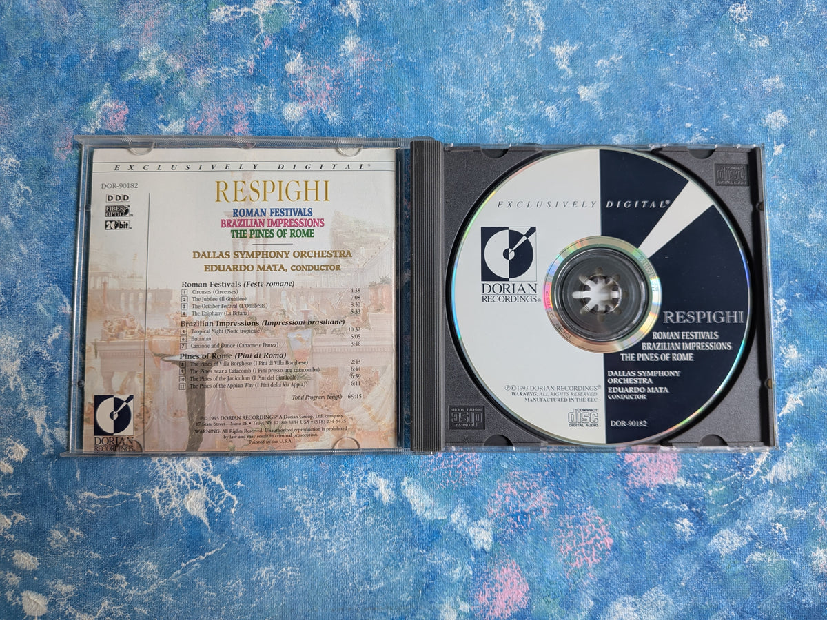 Respighi: Roman Festivals/Brazilian Impressions/The Pines of Rome CD - 1993