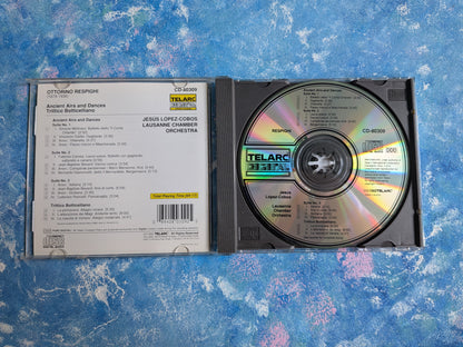 Resphighi: Ancient Airs and Dances/Trittico Botticelliano CD - 1992 - Telarc